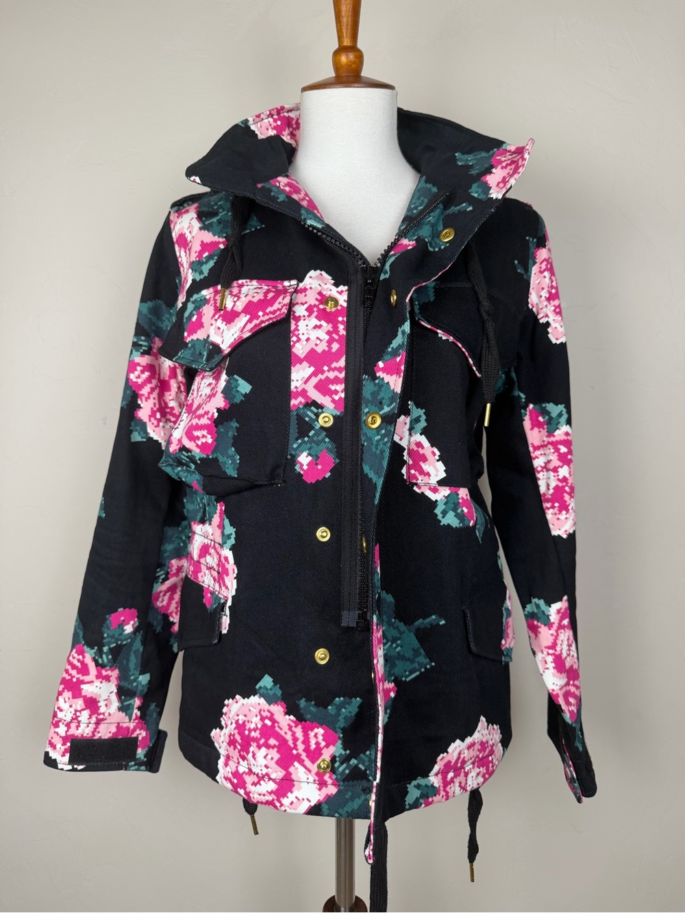 ⬇️REDUCED❗️ Joyrich 8Bit Floral Military Jacket